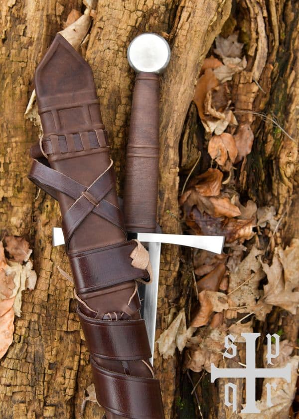 Medieval Bastard Sword with Scabbard, 15th Century