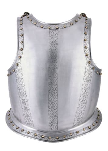 Medieval Breastplate, Steel Harness with Engraving