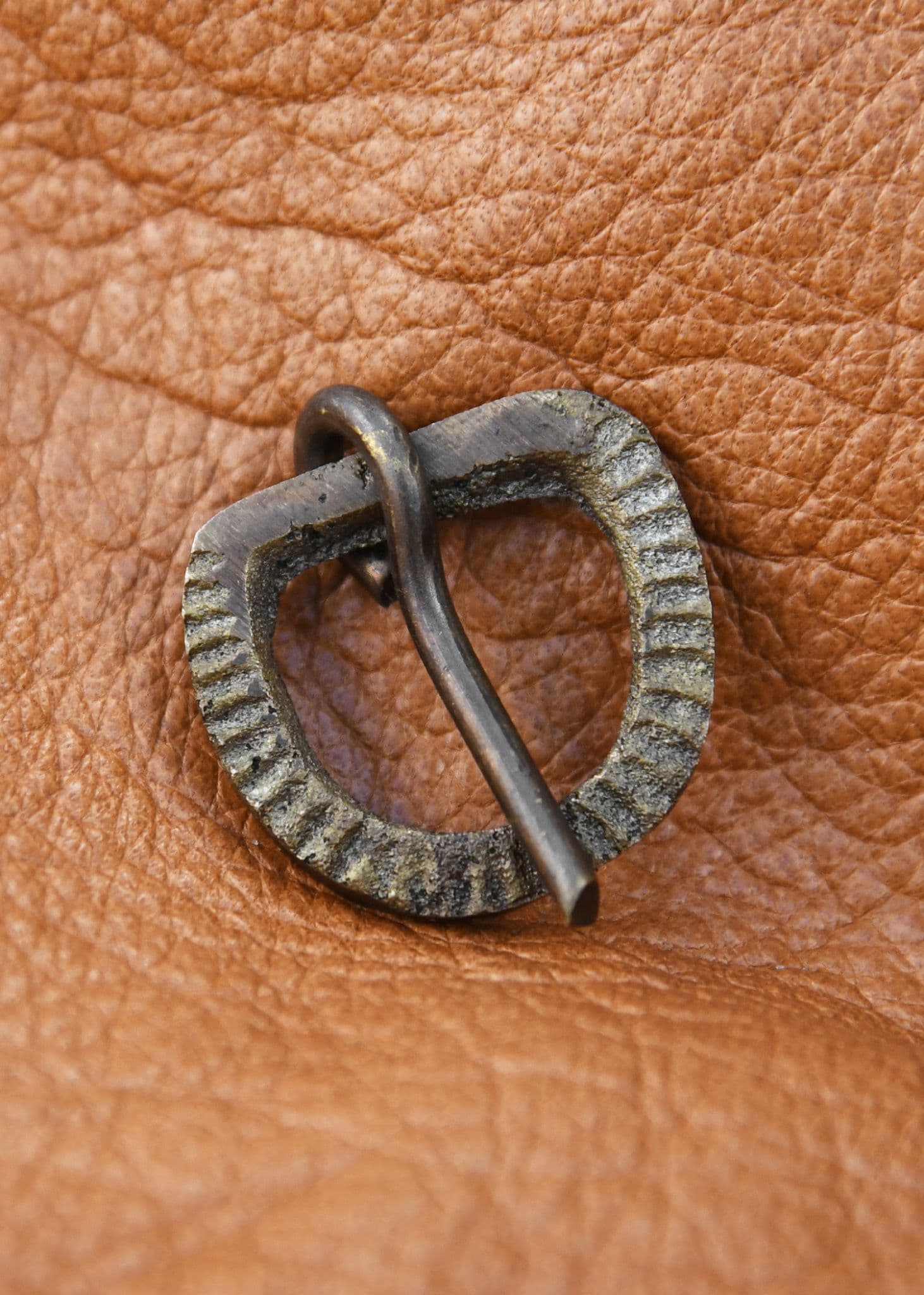 Medieval Cast Brass Buckle Small