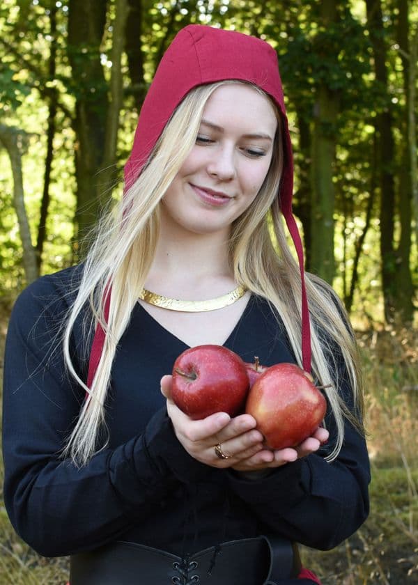 Medieval Cotton Coif With Ties- Various Colours