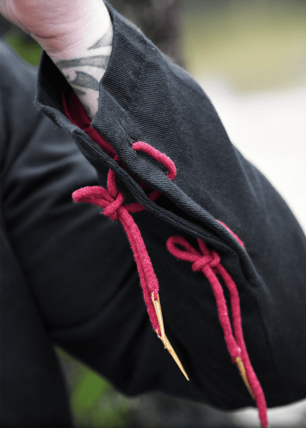 Medieval Doublet with Braided Cords