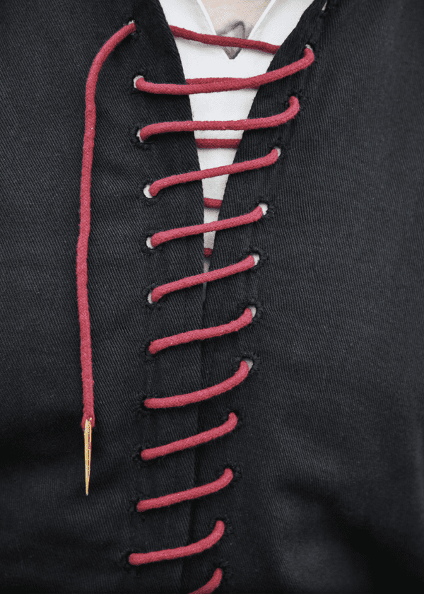 Medieval Doublet with Braided Cords