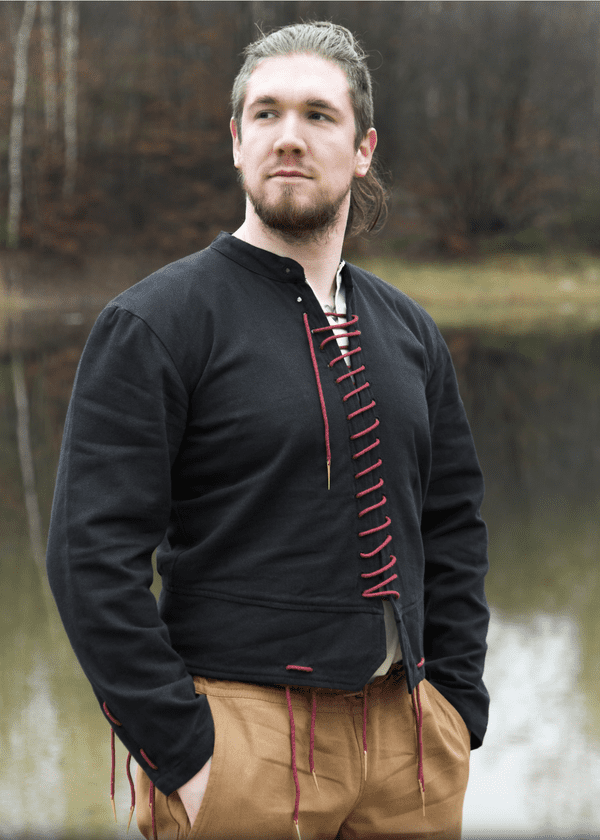 Medieval Doublet with Braided Cords