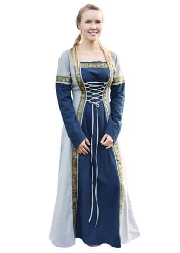 Medieval Dress Blue/Blue Grey