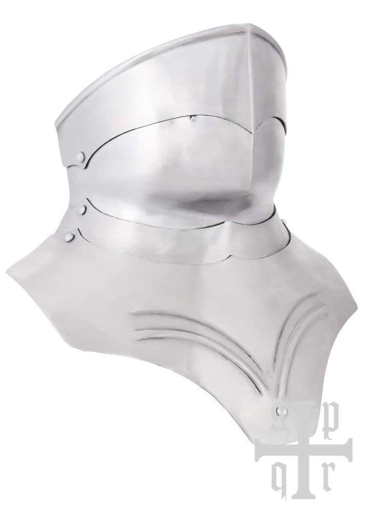 Medieval Gorget, 15th–16th Century, 1.6 mm Steel