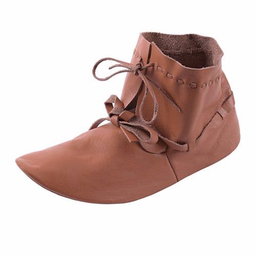 Medieval Half Boot Turn Sewn