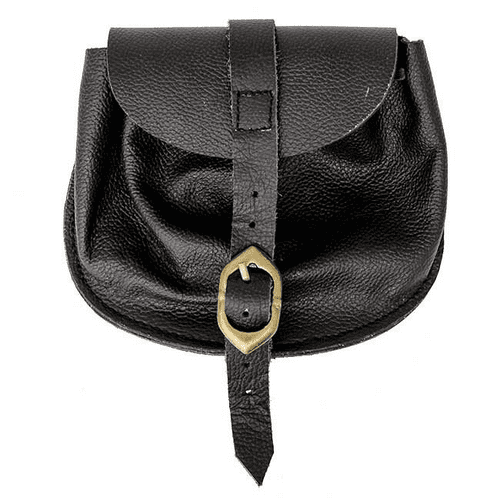 Medieval Leather Belt Pouch Small