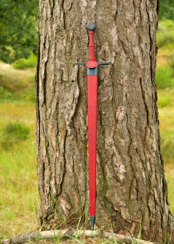 Medieval Long sword with Scabbard, 15th. C., Cluny Museum, Practical Blunt, SK-B