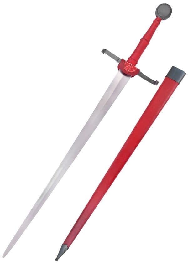 Medieval Long sword with Scabbard, 15th. C., Cluny Museum, Practical Blunt, SK-B