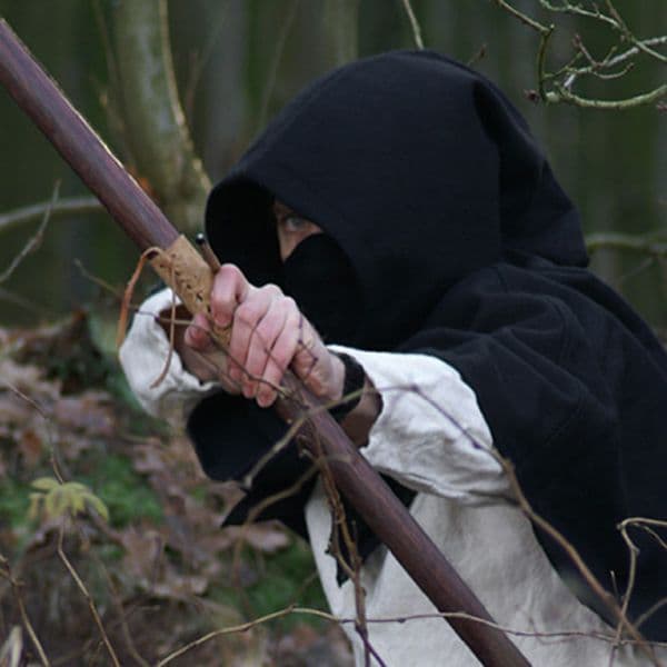 Medieval Mans Hood made from a Wool Mix