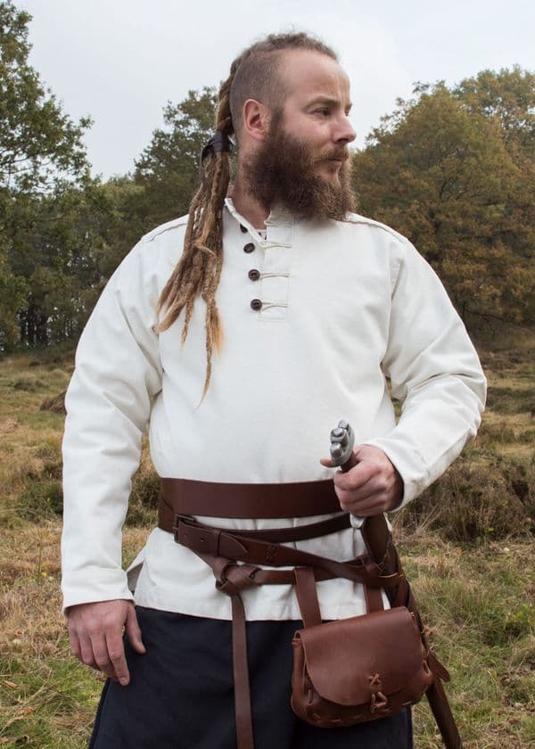 Medieval Over-shirt Lined Natural Colour