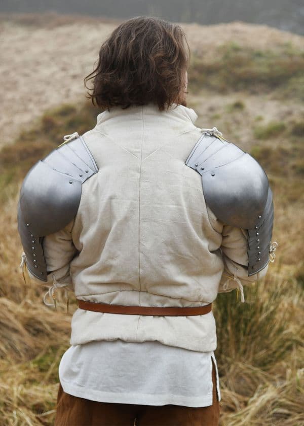 Medieval Pauldrons 1.2 mm Steel