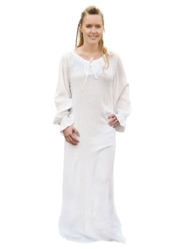 Medieval Shift, Crinkle Effect- White