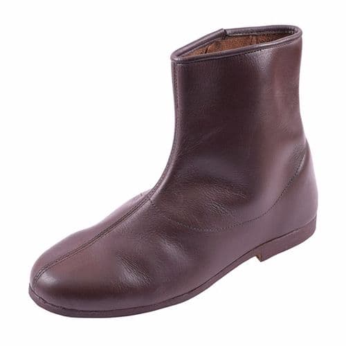 Medieval Side Laced Ankle Boots , Dark brown