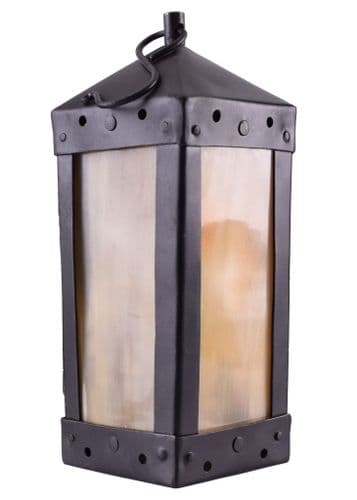 Medieval Square Lantern With Horn Windows