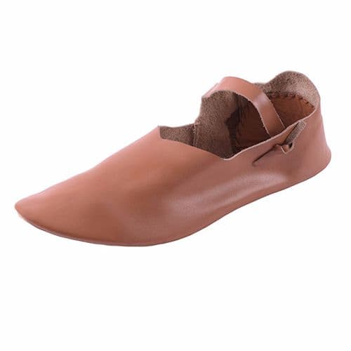 Medieval Turn-Sewn Shoes with Side Lace