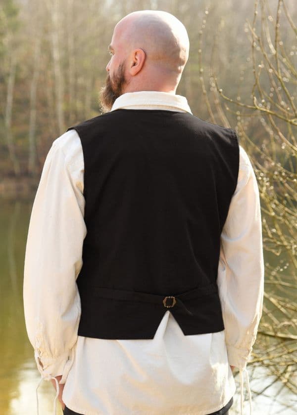 Medieval Waistcoat- Brown or Black