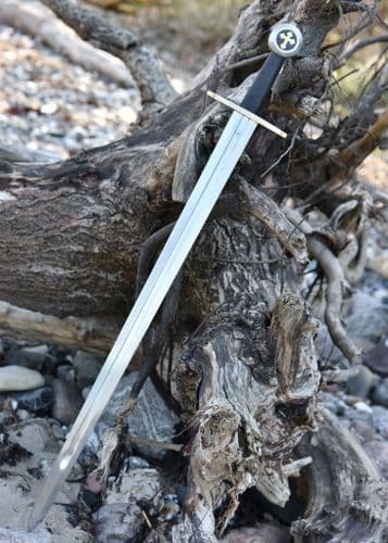 Militia Templi Sword with Scabbard