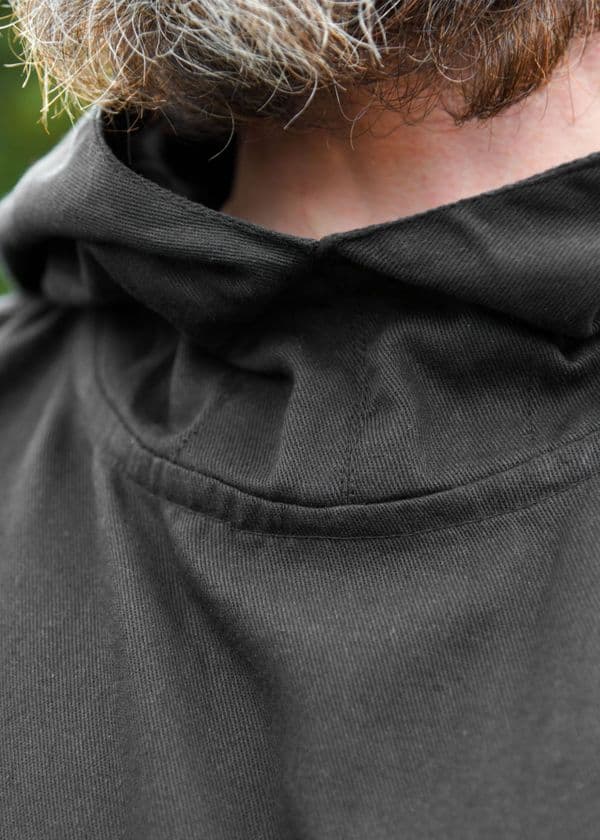Monk's Cowl Anselm, 2-in-1, Habit with Scapular, Natural/Black