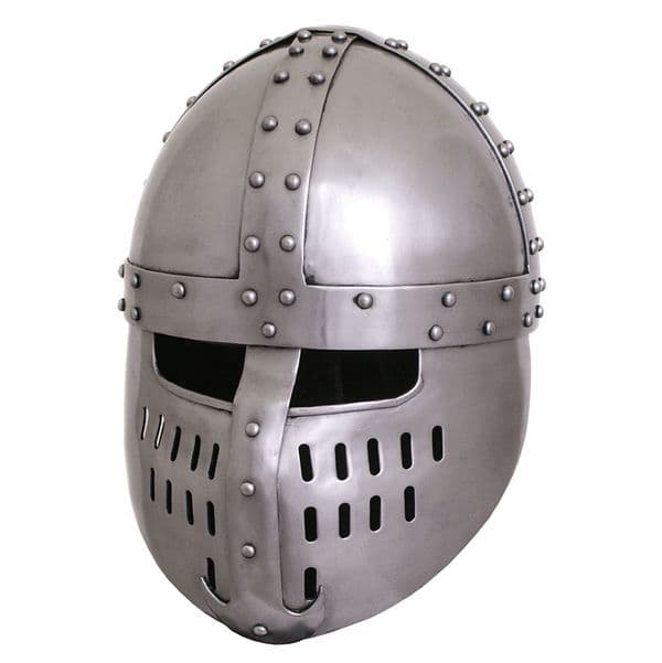 Norman Spangenhelm with Faceplate, 1.6mm Steel