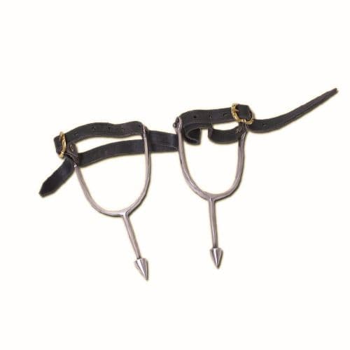 Norman Spurs Steel - Pair,