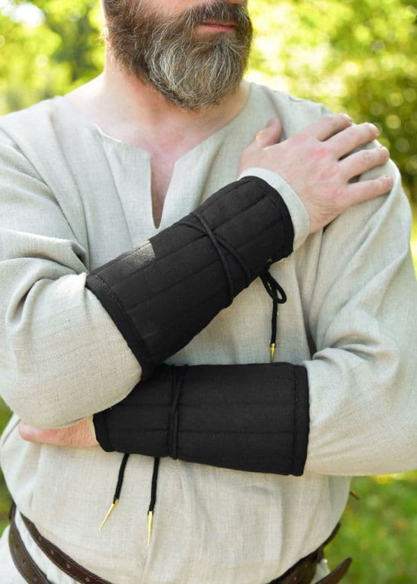 Padded Bracers With Lacing