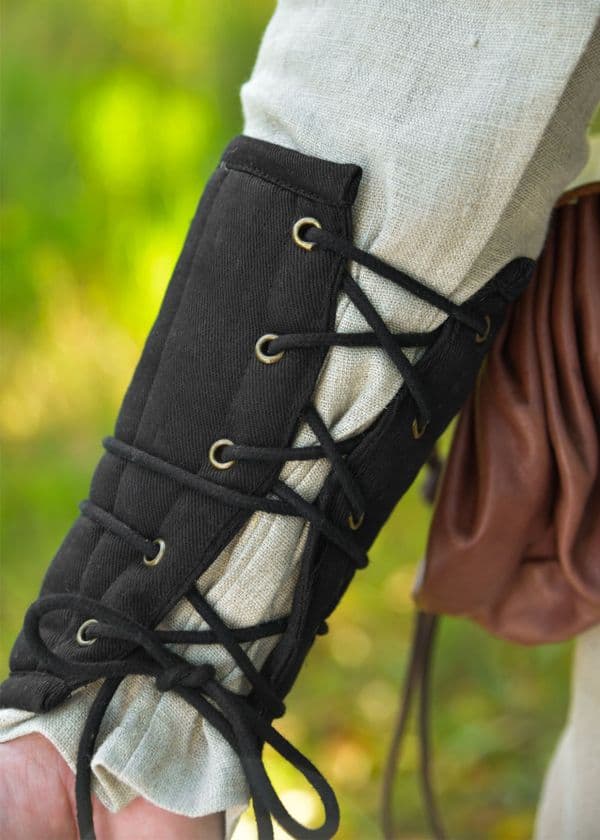 Padded Bracers With Lacing
