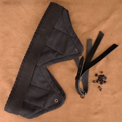 Padded Cloth Helmet Liner with Chin Strap