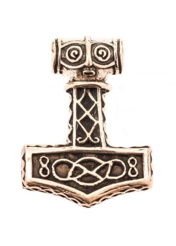 Pendant "Mjolnir", Thor's Hammer , Bronze,