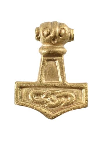 Pendant Thor's Hammer , Brass,