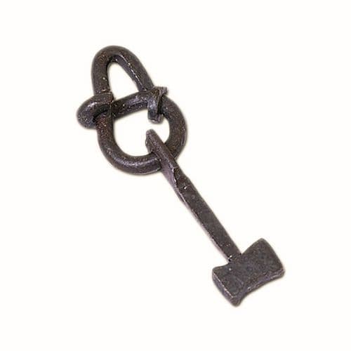 Pendant Thor's Hammer Hand Forged from Iron, Classic Style,