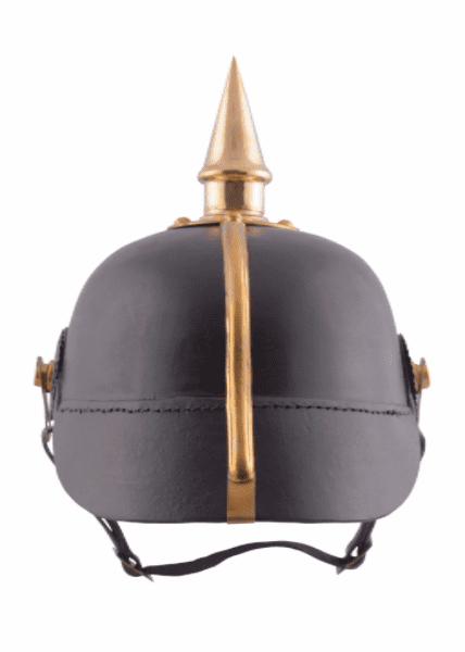 Prussian Pickelhaube Infantry 1889, Leather with Brass Fittings