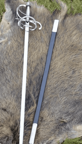 Renaissance Swept Hilt Rapier With Scabbard