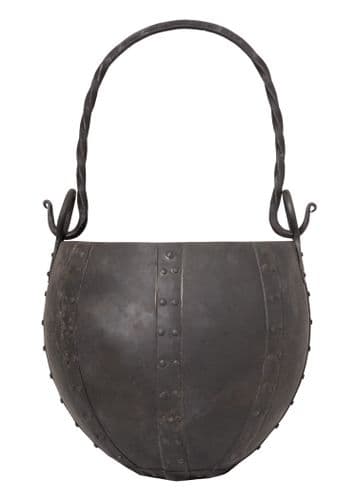 Riveted Steel Cauldron - approx. 10 Litres