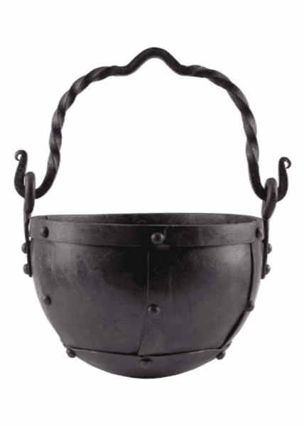 Cauldron Material Riveted Steel Cauldron for Reenactment and the Outdoors