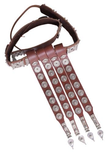 Roman Balteus Tekije Finding Tanned leather with Silver Fittings