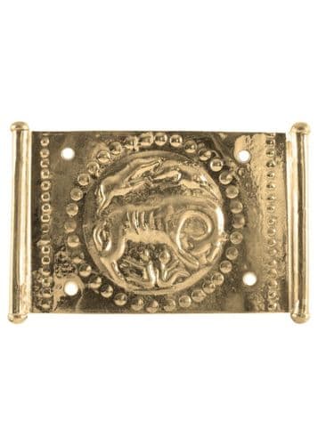 Roman Belt Plate with She-Wolf- Brass