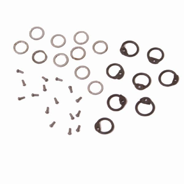 Roman Chainmail 6mm i.d. Round Rings, Rivets and Washers