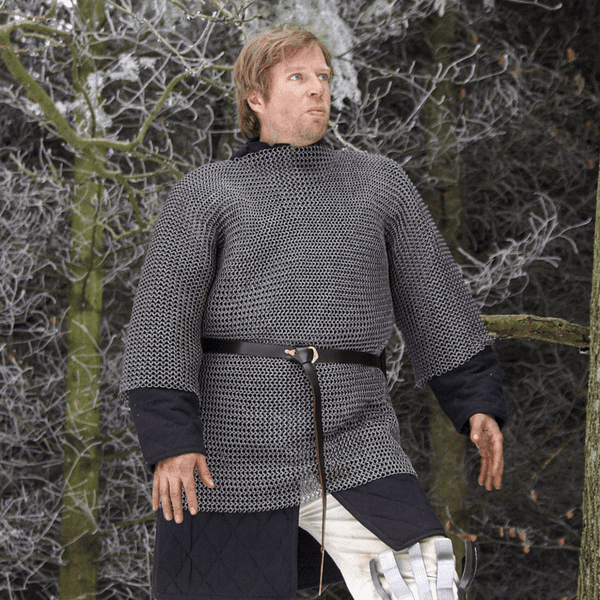 Roman Chainmail Mid Sleeved Haubergeon, Rings 6mm i.d