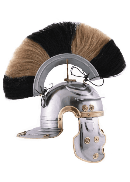 Roman Helmet-Imperial Gallic-G- Weisenau, Steel with Crest