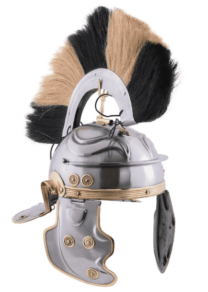 Roman Helmet-Imperial Gallic-G- Weisenau, Steel with Crest