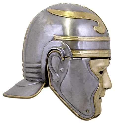 Roman Imperial Gallic 'Face' Helmet, Iron