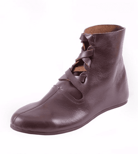 Roman Leather Boots, Dark Brown