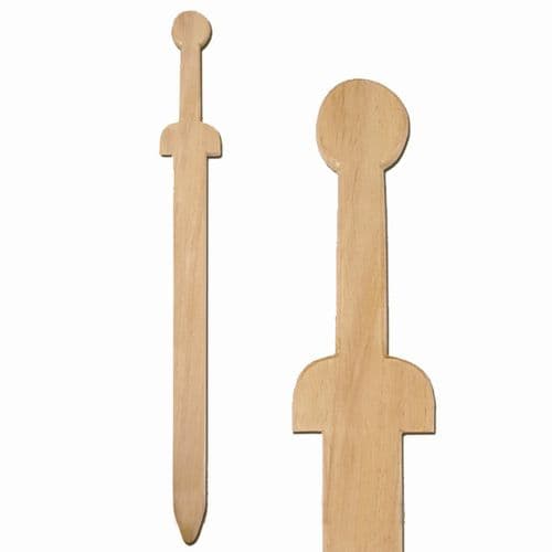 Short Wooden Training Sword