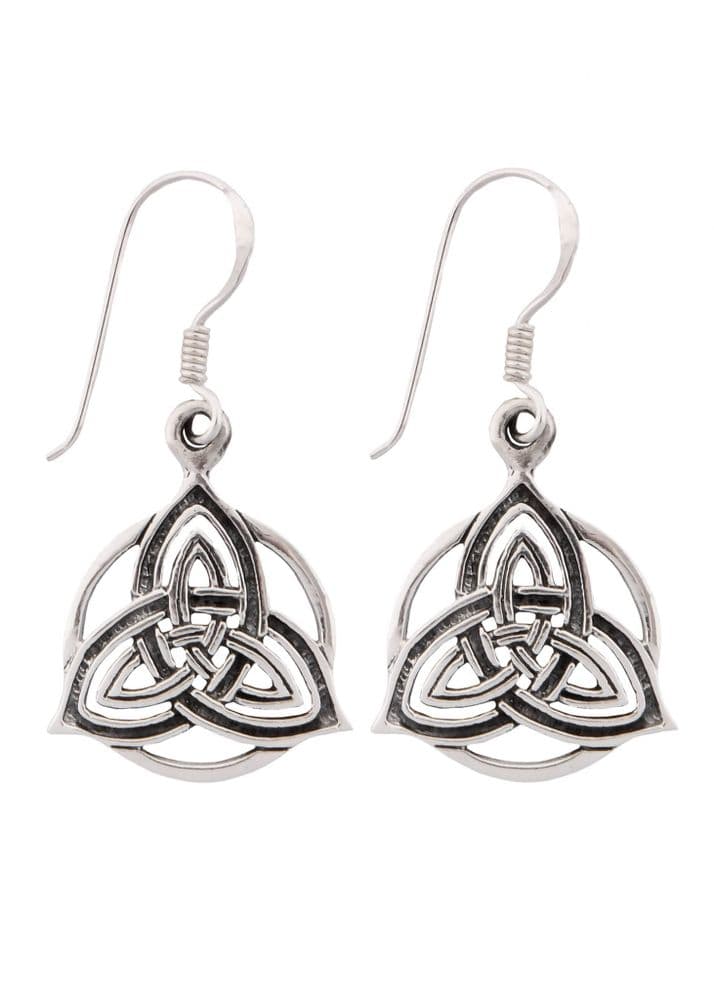 Silver Earrings- Celtic Triqueta