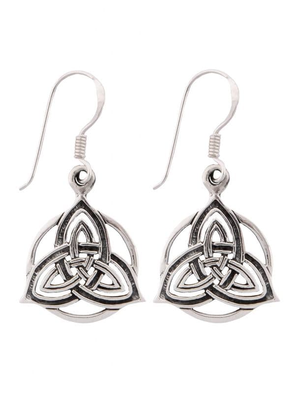 Silver Earrings- Celtic Triqueta