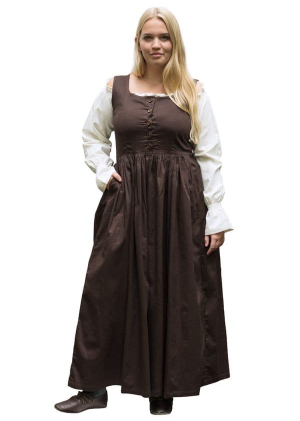 Sleeveless Medieval Dress/Overdress- Lene