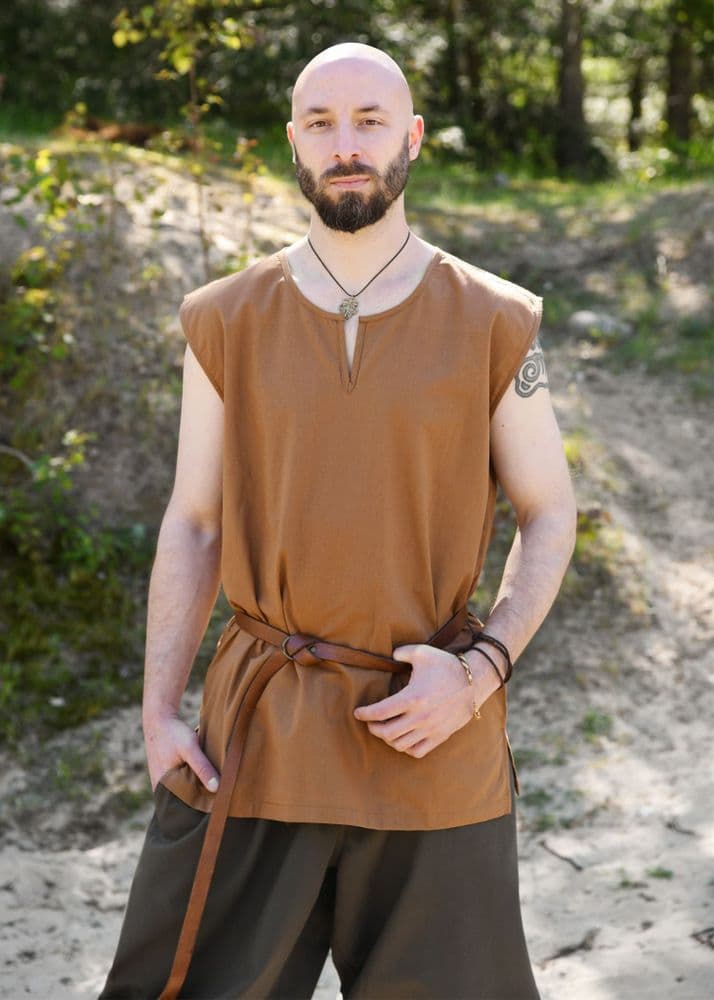 Rustic Tunic Medieval Sleeveless Medieval Tunic