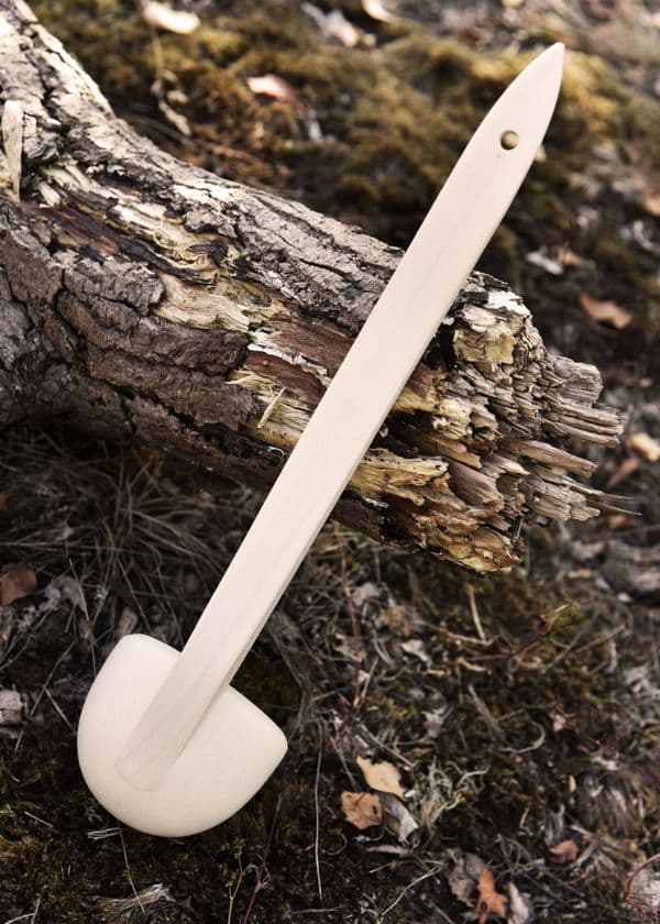 Small Wooden Ladle, Maple Wood, approx 36 X 8.5cm