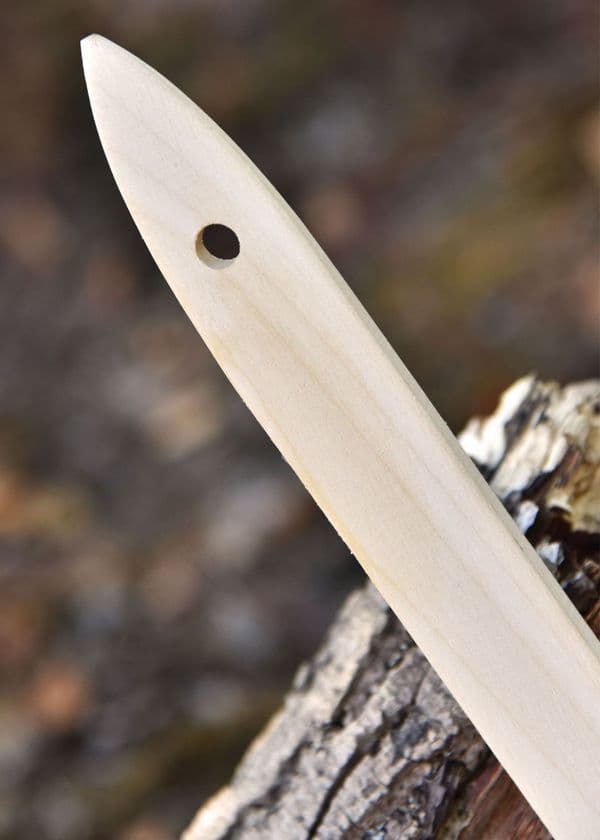 Small Wooden Ladle, Maple Wood, approx 36 X 8.5cm